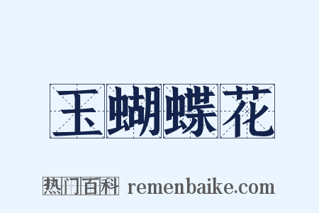 玉蝴蝶花是什么意思的图片